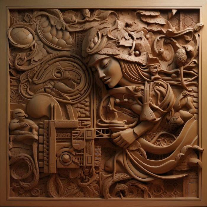 نموذج ثلاثي الأبعاد لآلة CNC 3D Art 